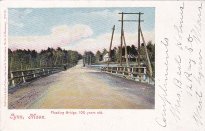 Massachusetts Lynn The Fishing  Bridge 100 Years Old