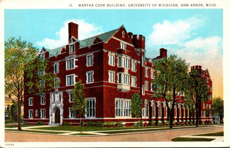 Michigan Ann Arbor Martha Cook Building University Of Michigan