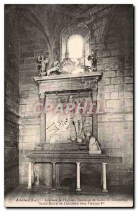 Assier - Interior of Tomb & # 39Eglise Galiot Genouilla Grandmaster of & # 39...