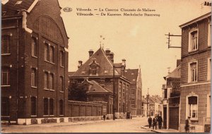 Belgium Vilvoorde De Kazerne Mechelse Steenweg Vintage Postcard C048