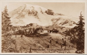 Paradise Inn Rainier National Park WA c1927 Ranapar Studio RPPC Postcard G95