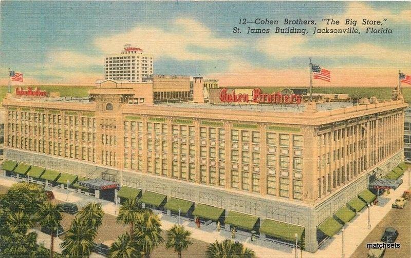 1940s Jacksonville Florida Cohen Brothers Department Store Teich postcard 1841