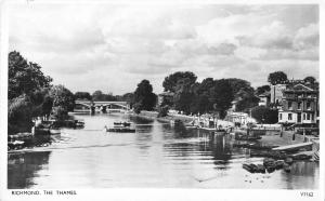 uk32944 the thames richmond real photo  uk