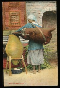 Cairo, Egypt. Water Carrier. Vintage postcard