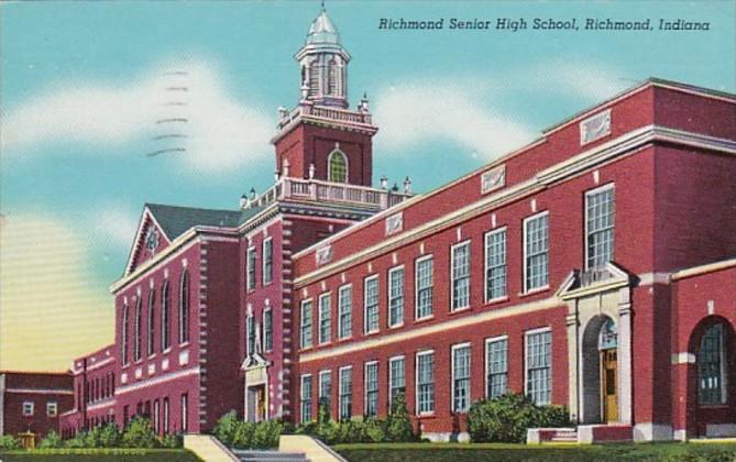 Indiana RIchmond Senior High School 1949 Curteich