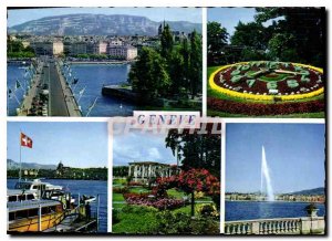 Modern Postcard Geneva