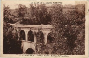 CPA AUVILLAR Pont de Pontoy (979377)