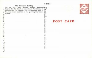 Providence Rhode Island 1950s Postcard The Howard Building