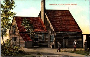 Netherlands Zaandam Czaar Peterhuisje Vintage Postcard C023