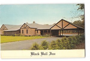 Mt Lakes New Jersey NJ Vintage Postcard Black Bull Inn Restaurant Cocktail