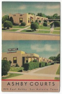 San Antonio, Texas, Vintage Postcard Views of Ashby Courts