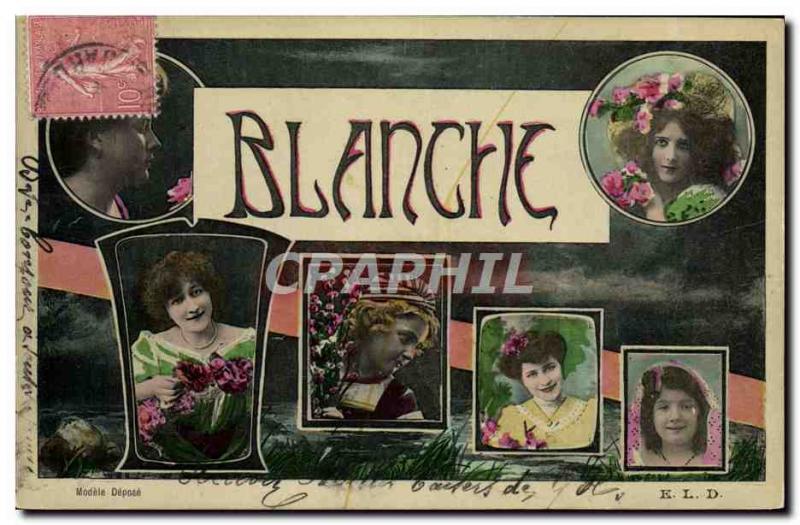 Old Postcard Fantasy White Surname