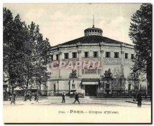 Old Postcard Paris Cirque d & # 39hiver