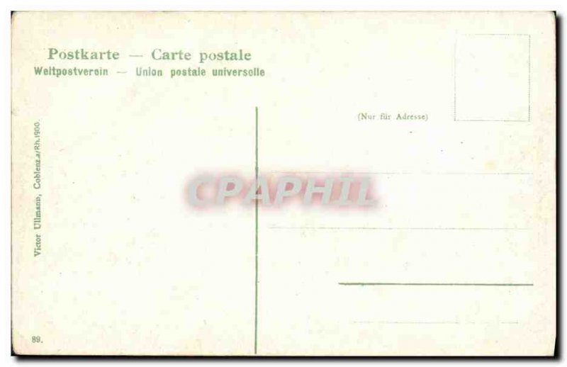 Postcard Old Coblenz Rittersturz