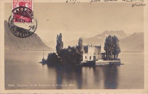 Switzerland Clarens Ile de Salagnon et Dents du Midi 1911