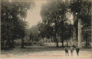 CPA Lizy sur Ourcq Le Parc, Le Rond Point FRANCE (1100880)