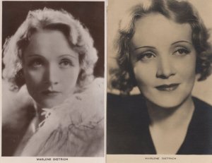 Marlene Dietrich 2x Antique Hollywood 1940s Actress Photo s