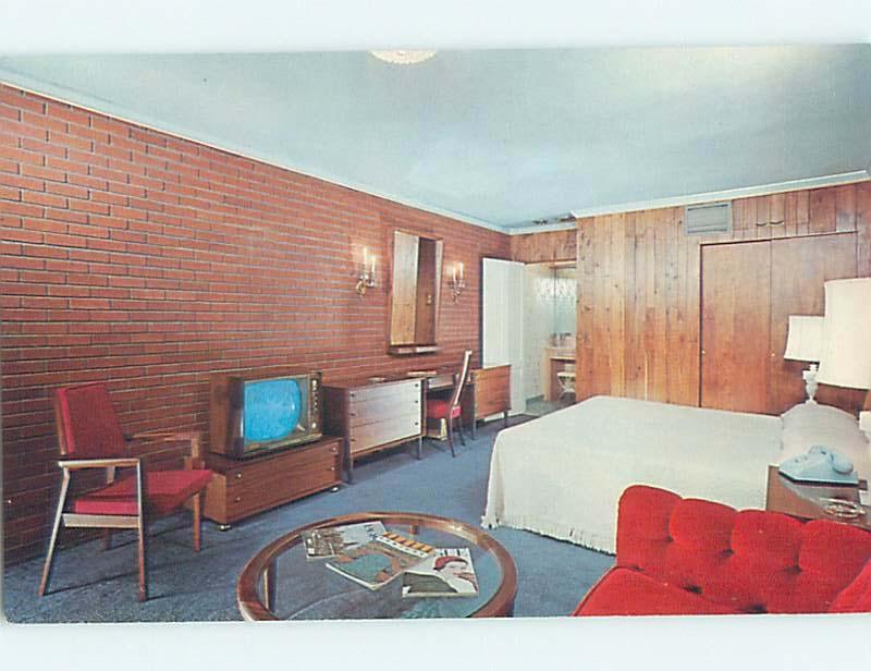 Unused Pre-1980 MOTEL SCENE Saratoga Springs New York NY hk0154