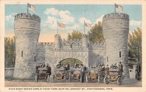 Chattanooga Tennessee Point Park Gate Dixie Sight Seeing Cars PC JI657518