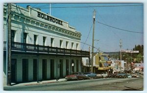 GRASS VALLEY, California CA ~ Street Scene HOLBROOKE HOTEL c1970s Postcard