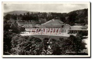 Old Postcard Baden Baden Kurhaus