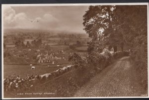 Somerset Postcard - View From Rocks, Wraxall - Used 1938 - A2781
