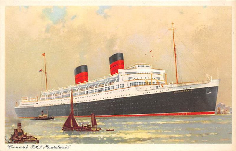 RMS Mauretania Cunard Line Ship Unused 