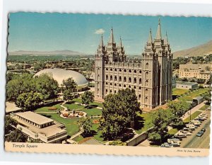 Postcard Temple Square, Salt Lake City, Utah