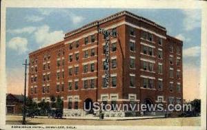 Parkinson Hotel Okmulgee OK Unused