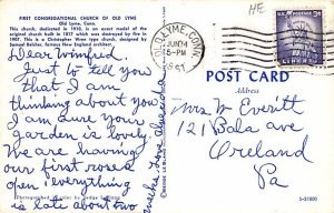 First Congregational Church Dedicated In 1910 Old Lyme CT 