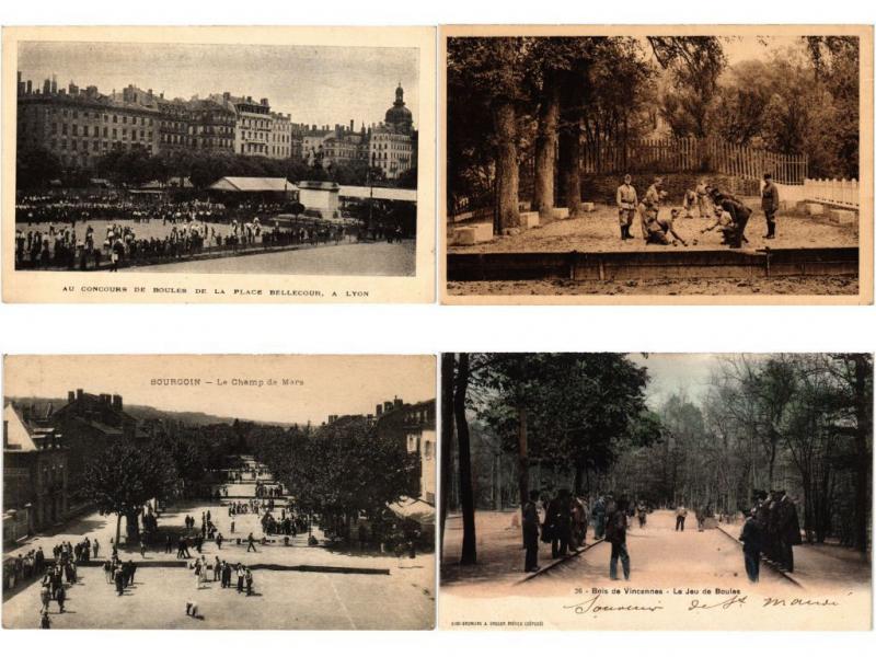 SPORT, JEU DE BOULES 29 CPA Mostly Pre-1940