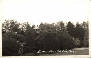 Hillsdale MI The Arboradium Real Photo Vintage Postcard