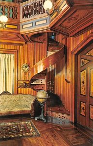 The Library Historic Tinker Swiss Cottage Rockford IL USA Postcard