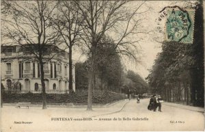 CPA FONTENAY-sous-BOIS-avenue de la belle gabriella (145569)