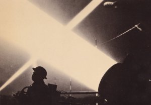 Camden Graphics Searchlights London Blitz WW2 BBC Postcard