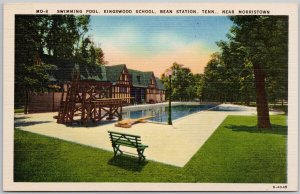 Kingswood School Bean Station TN Tennessee nr Morristown USA Linen Postcard H66