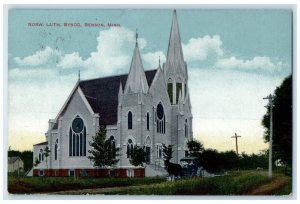 c1910's Norw. Lutheran Synod Horse Carriage Benson Minnesota MN Antique Postcard