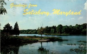 Salisbury Maryland Mrs Mabel B Leonard Mill Village Rutland Utah Postcard