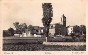 Begas Spain Rectoria Church Scenic View Real Photo Antique Postcard J68816