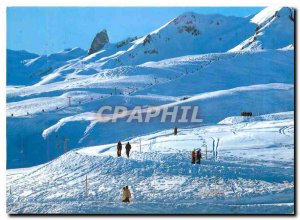 Postcard Modern Arosa Arlenwaldstrasse put Plattenhornlift