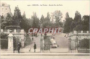 Postcard Old Rennes Tabor Entree Paris street