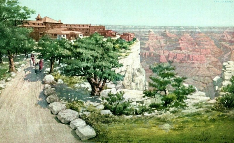 Vintage Hotel El Tovar Grand Canyon AZ Postcard F74
