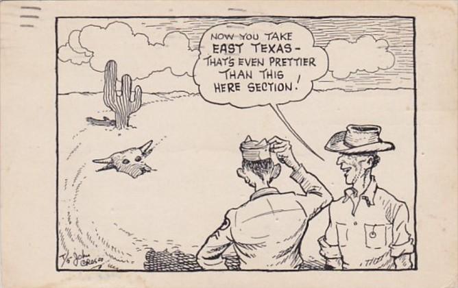 Texas Humour East TExas Prettier Than This Here section 1944