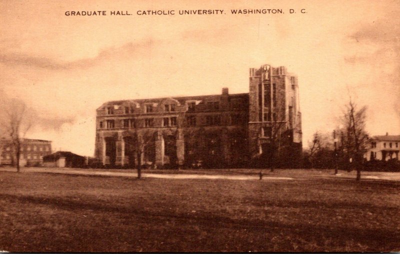 Washington D C The Catholic University Of America Graduate Hall Artvue