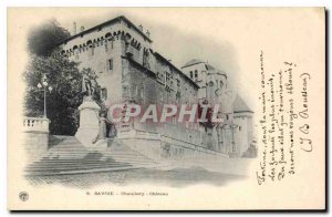 Old Postcard Chambery Savoie Chateau