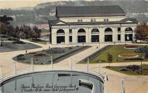 Chester West Virginia c1910 Postcard Dance Pavilion Rock Springs Park near Ohio