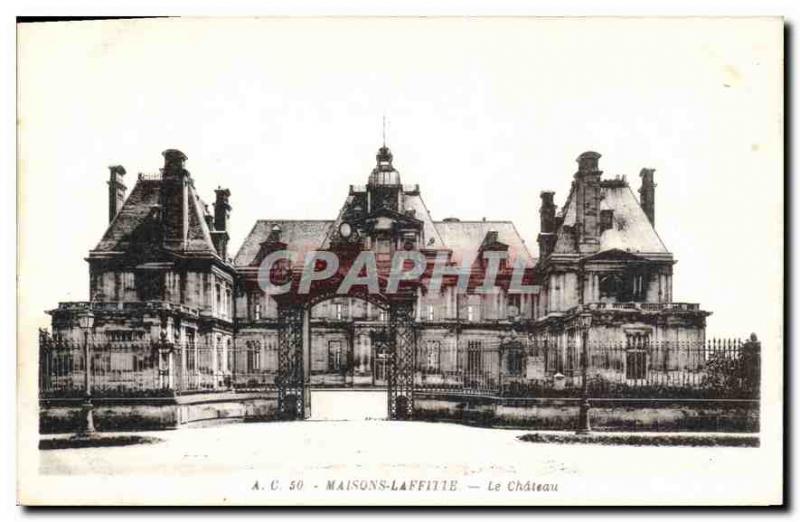 Old Postcard Maisons Laffitte Chateau