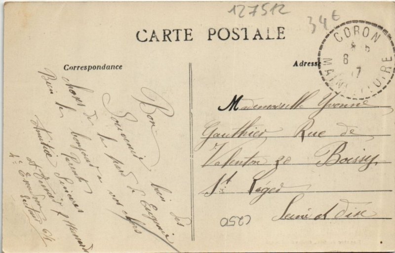 CPA CORON-le-HAUT Bourg (127512)