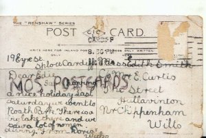 Genealogy Postcard - Smith - Hullavington, Nr Chippenham, Wiltshire - Ref.R17