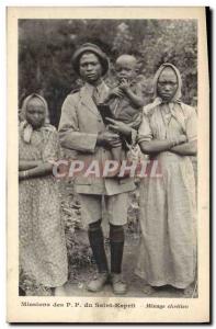 Old Postcard Negro Male black PP Missions of the Holy Spirit Christian Menage